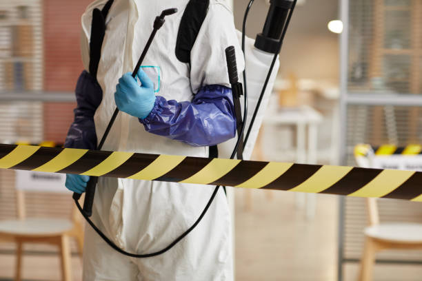 Professional Biohazard Cleanup technician working in Bellbrook, OH